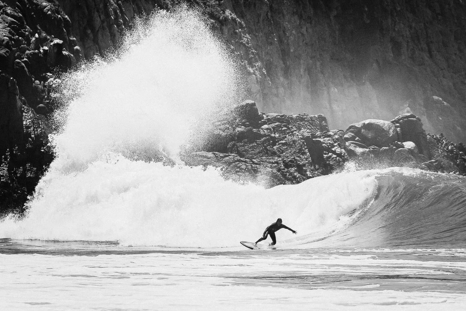 Surfing a clean wave